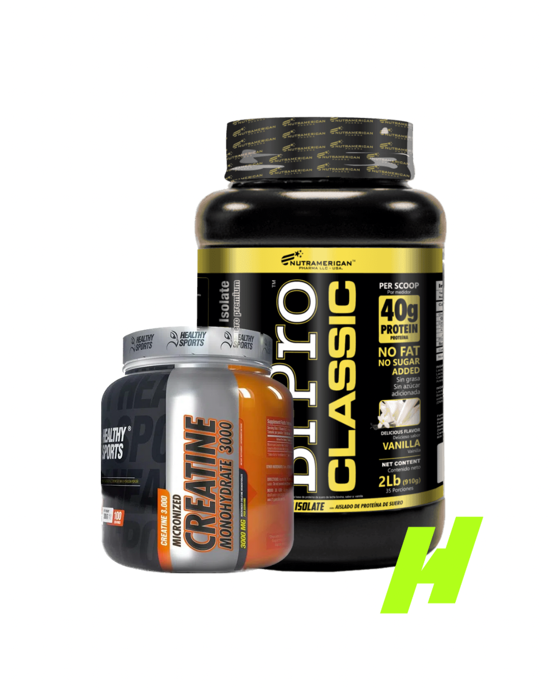 Combo BiPro Classic 2lb + Creatina 100s Healthy Sports
