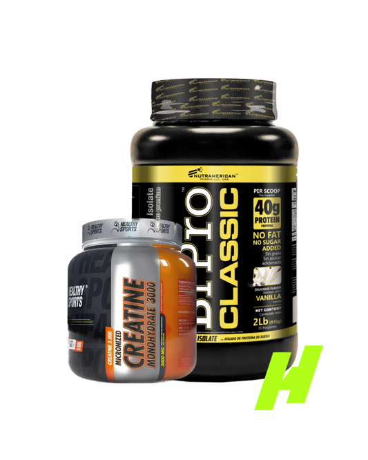 Combo BiPro Classic 2lb + Creatina 100s Healthy Sports