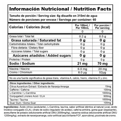 Burner Stack Nutramerican