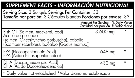 Omega 3 1.200mg - Healthy America